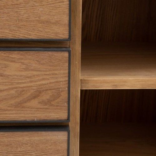 Dressoir essenhout/metaal MESA