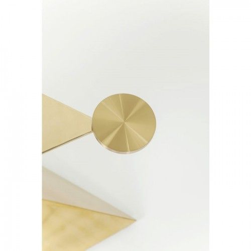 Console de design de vidro e ouro 140 cm Gloria