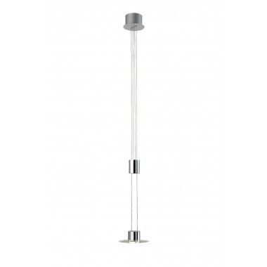 LED Suspensão Design de vidro e planador Chrome