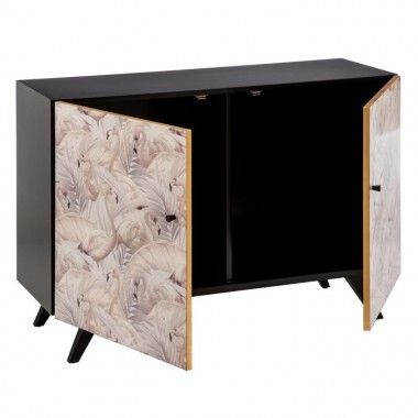 Flamenco-bedrucktes Sideboard mit 2 Türen SCHRANK