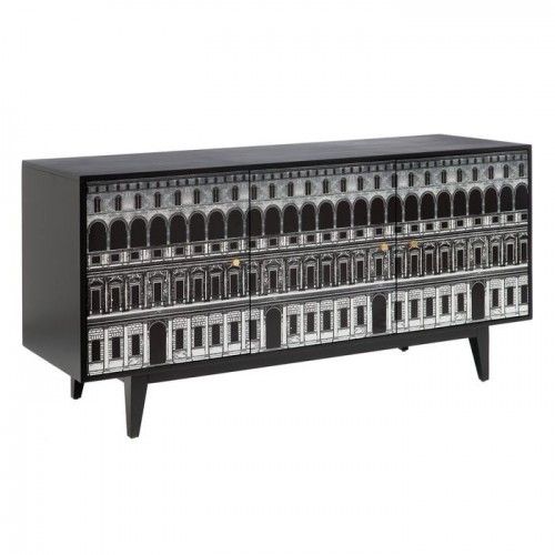 Black/white printed sideboard CABINET