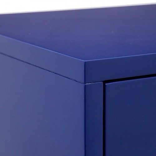 Blauer Tannenholzschrank mit 2 Türen SCHRANK