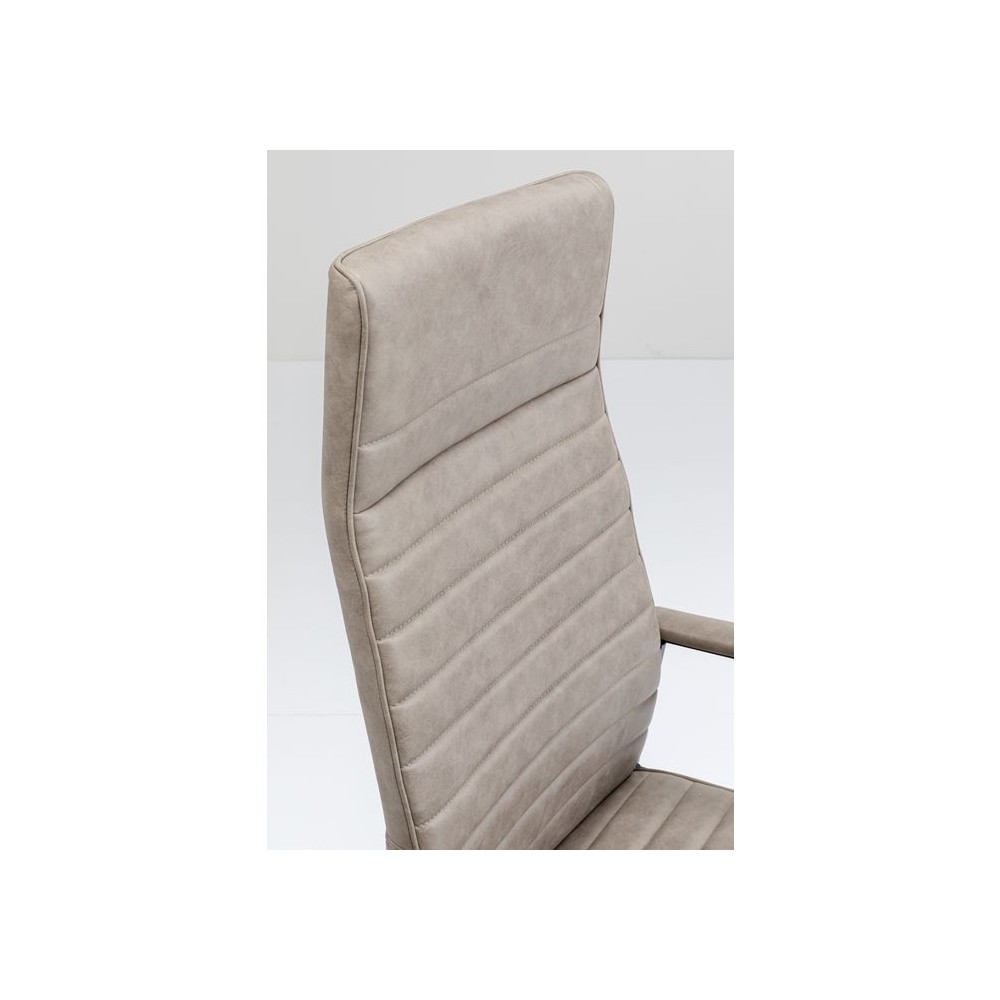 LABORA beige bureaustoel met hoge rugleuning