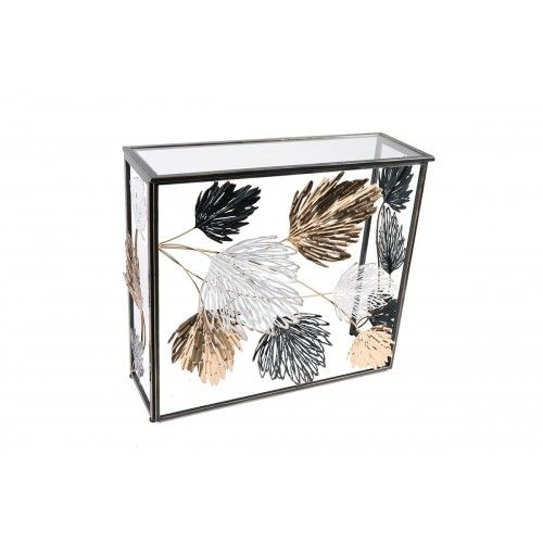 Autumn Foliage Console 3D Black Gold Motion Season