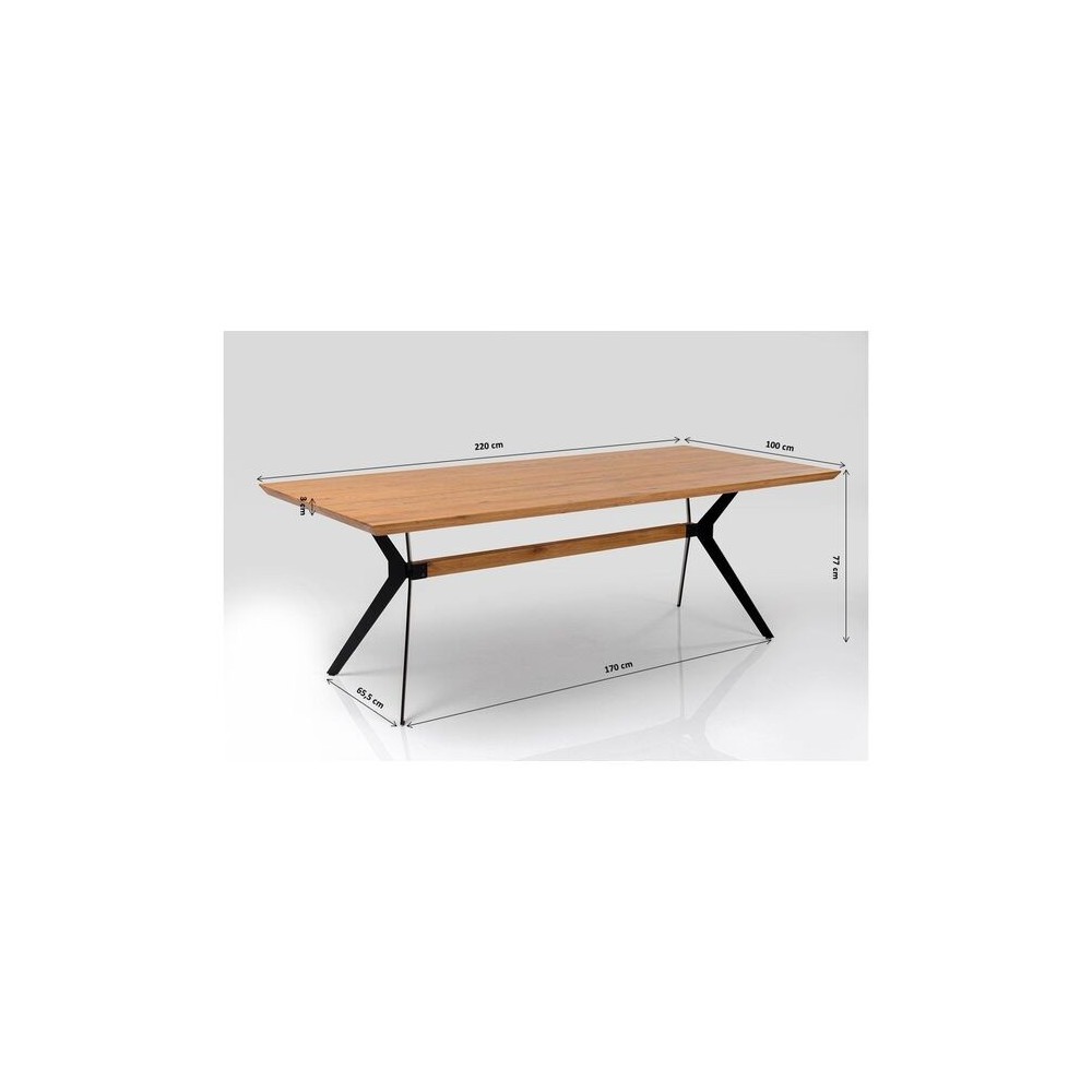 Downtown dining table NOYER 220x100 cm Kare design