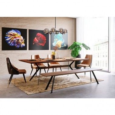 Mesa central de comedor NOYER 220x100 cm Kare design 2
