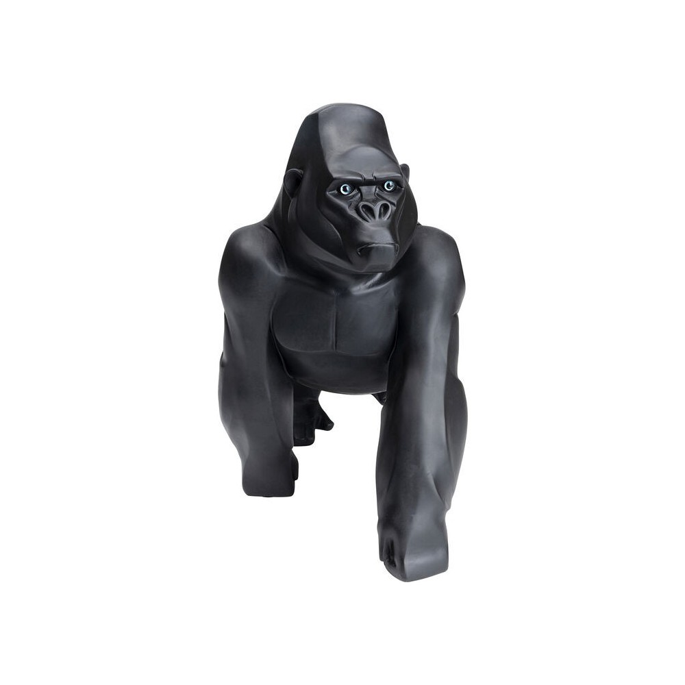 Matte zwarte decoratieve gorilla 57 cm Gorilla