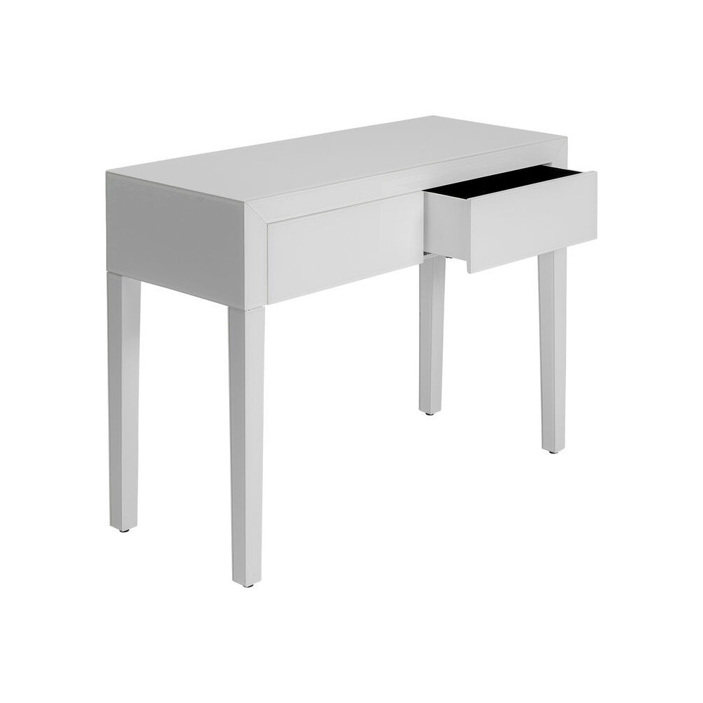 Console de vidro brilhau de luxo cinza manchado