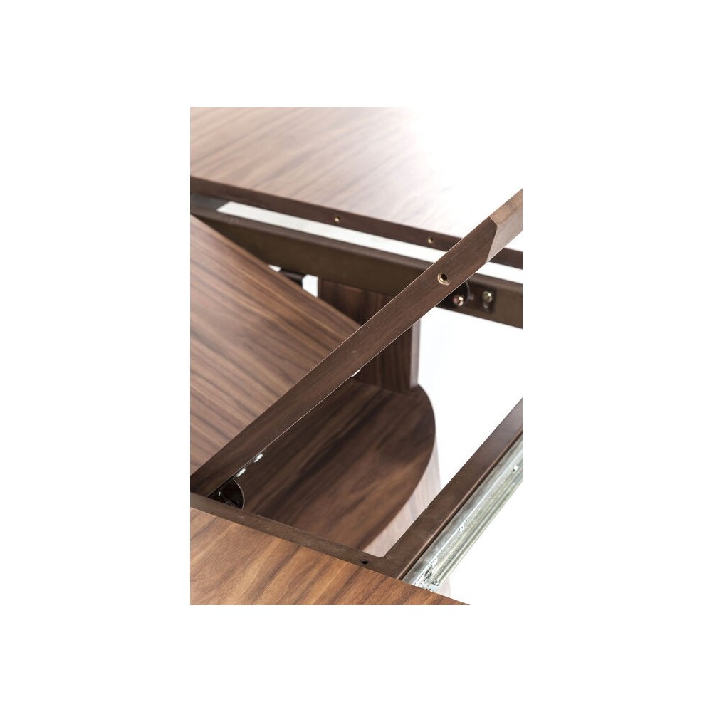 Mesa de comedor extensible Benvenuto 200 madera de nogal