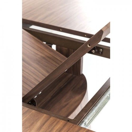 Mesa de comedor extensible Benvenuto 200 madera de nogal
