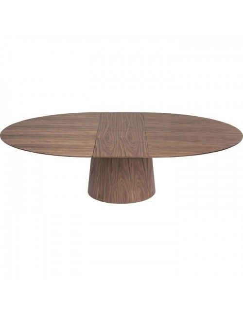 Extensible dining table 200 wood walnut Benvenuto