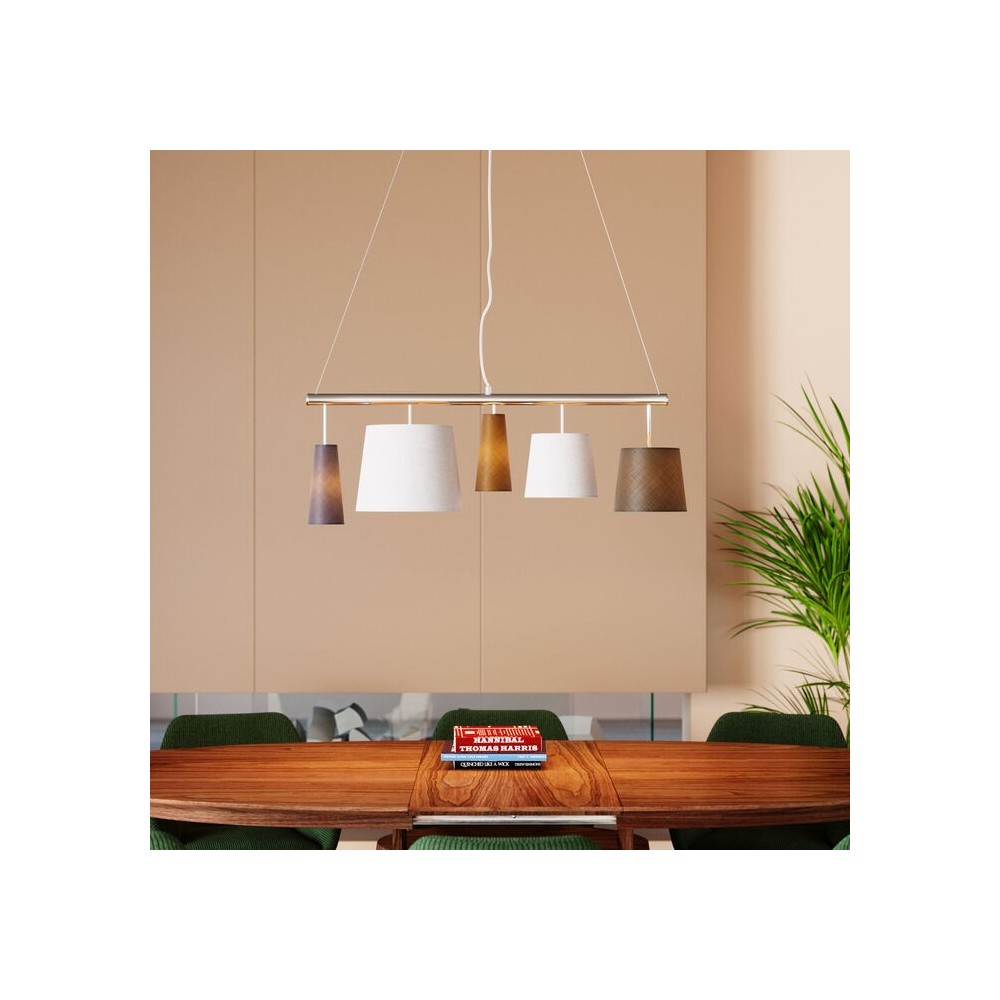 Extensible dining table 200 wood walnut Benvenuto