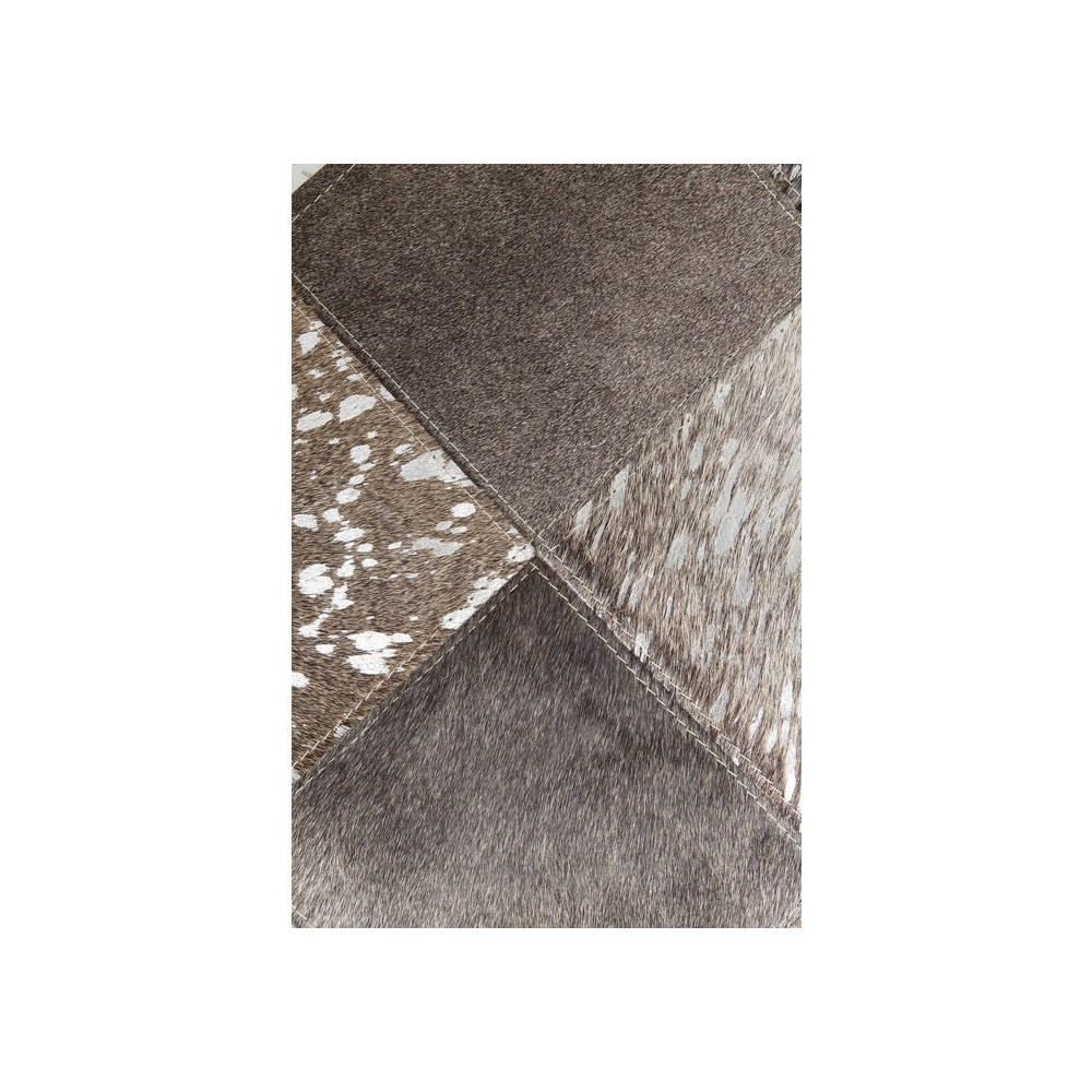 Carpet 240 x 170 cm Pelle patchwork e lana Cosmo Kare Design