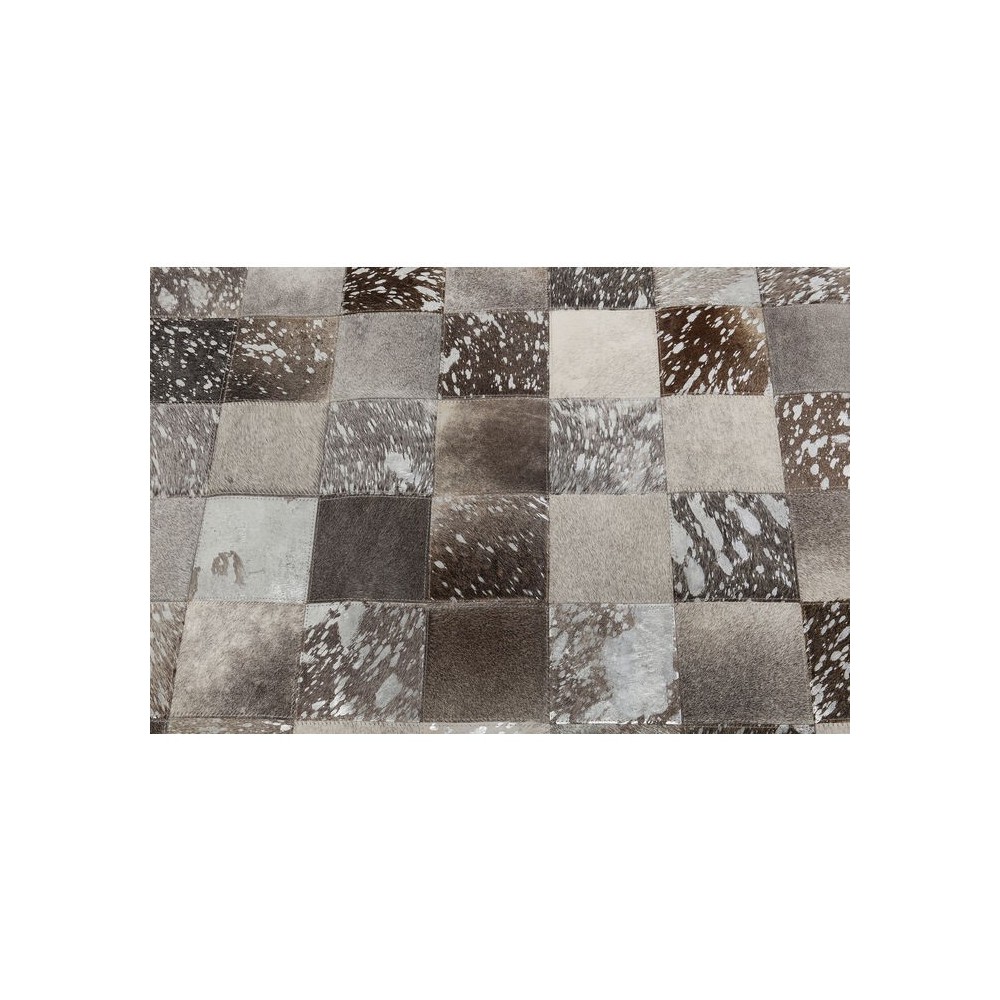 Carpet 240 x 170 cm Pelle patchwork e lana Cosmo Kare Design