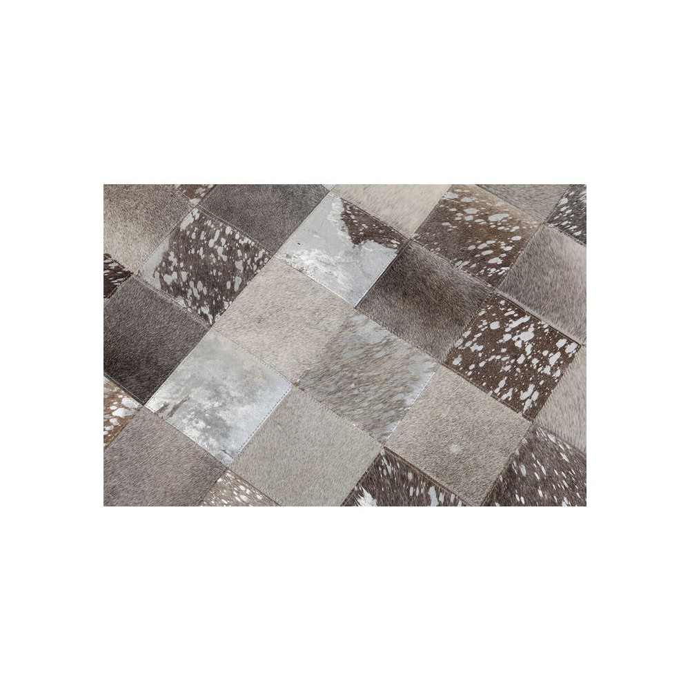 Carpet 240 x 170 cm Pelle patchwork e lana Cosmo Kare Design