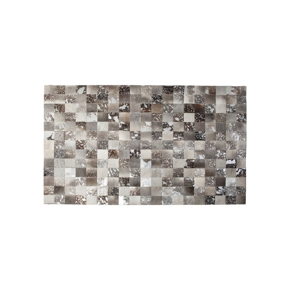 Carpet 240 x 170 cm Pelle patchwork e lana Cosmo Kare Design