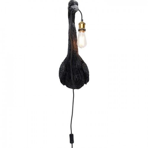 Aplique con cabeza de garza negra Kare design