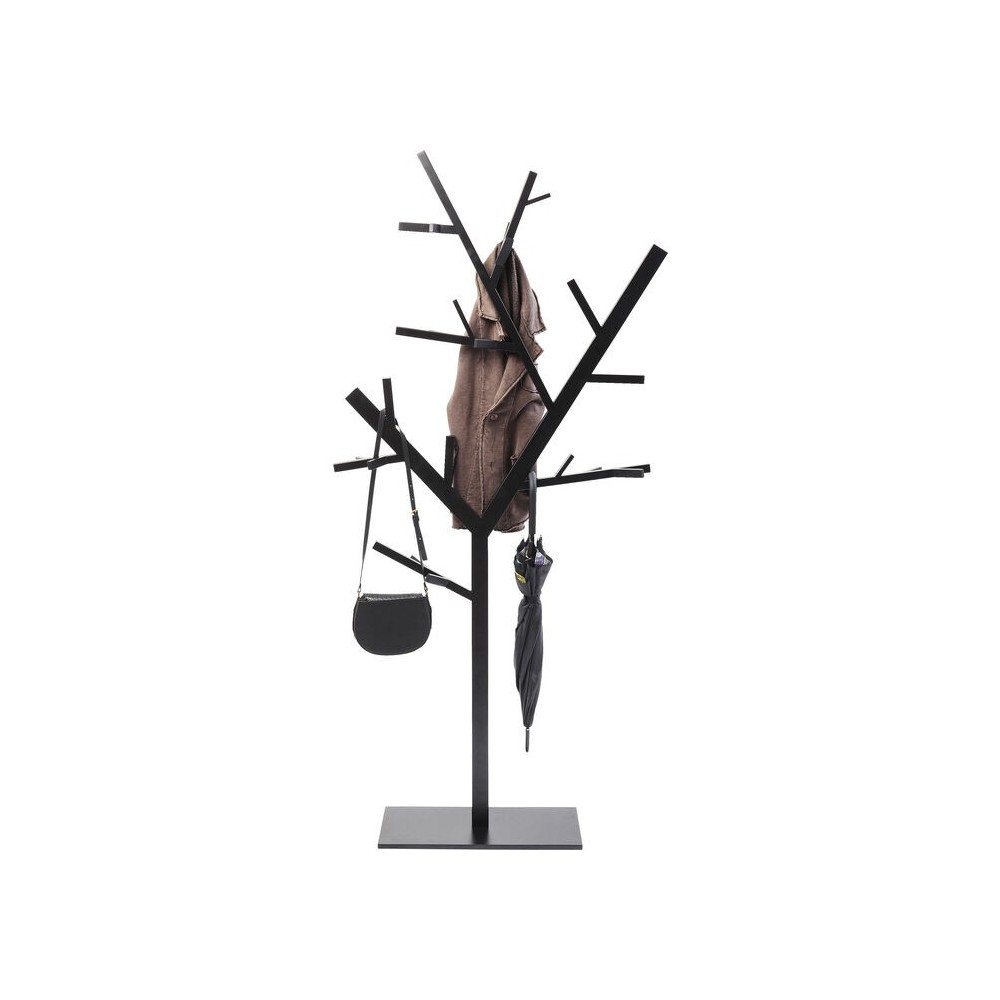 TECHNICAL black designer coat rack tree 200 cm