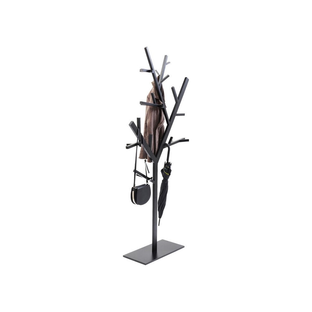 TECHNICAL black designer coat rack tree 200 cm