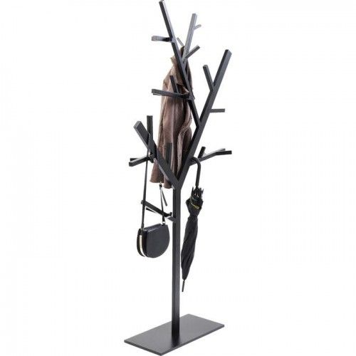 TECHNICAL black designer coat rack tree 200 cm