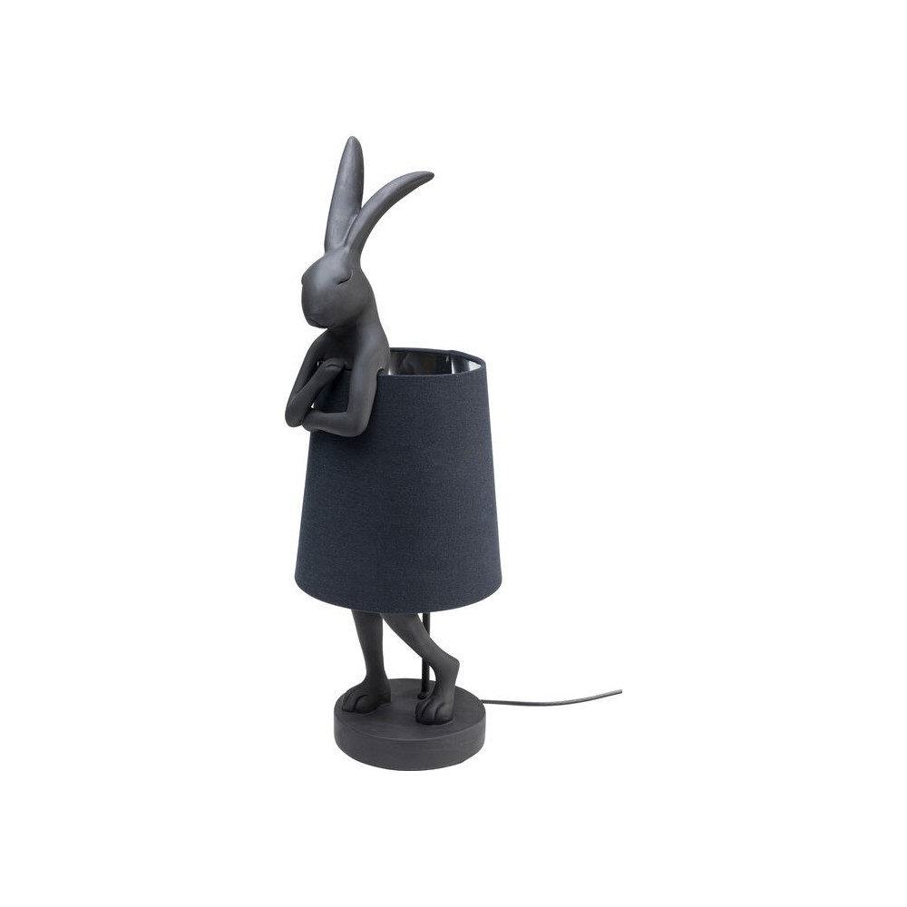 Lámpara conejo negro RABBIT