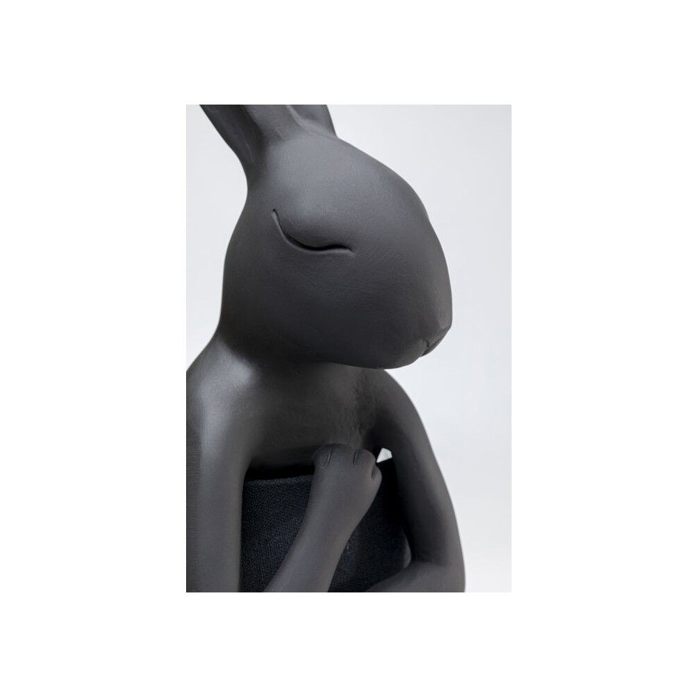 Lâmpada de coelho de coelho preto
