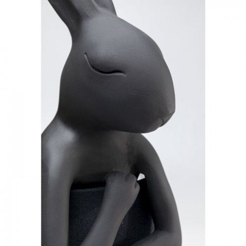 Lâmpada de coelho de coelho preto