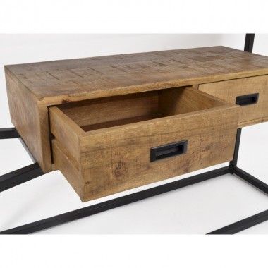 ABISKO 2-drawer wooden console