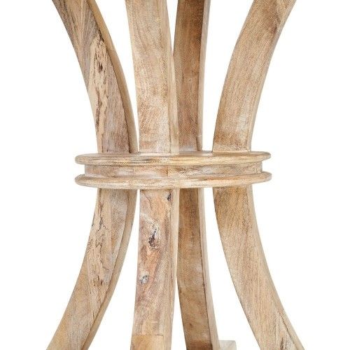 Rubbing white dining table 100x100x76cm