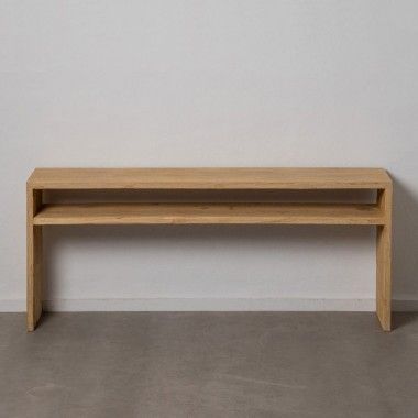 Natural pine wood console