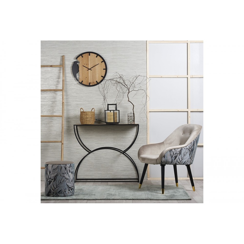 Geometrischer schwarzer COMFORT-Sessel
