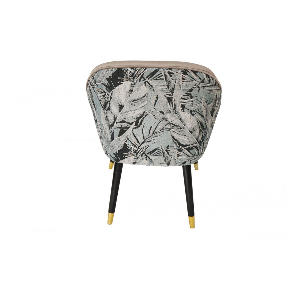 Geometrischer schwarzer COMFORT-Sessel