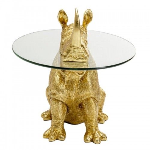 Table d'appoint Rhinocérosdoré Kare Design
