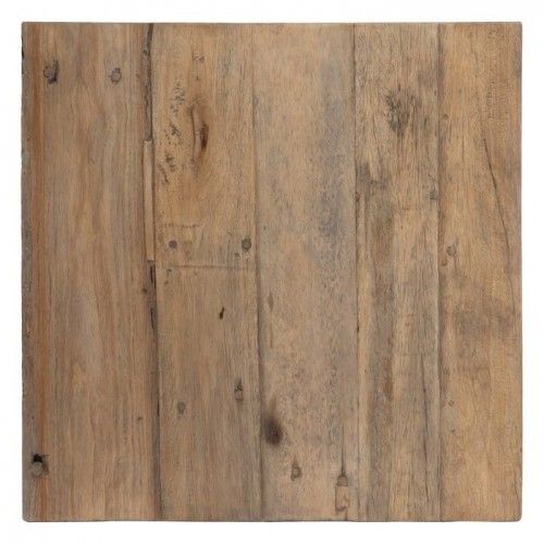 Mesa de centro de salón madera natural 80x80x38cm ANTIQUE
