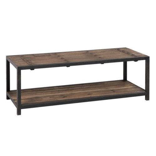 Ordem Preto Olule Mesa de café natural 165x64x55cm olmo