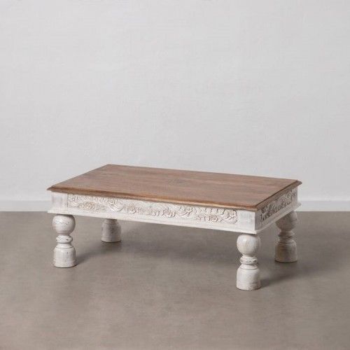 Natural white coffee table 120x70x45cm MESA