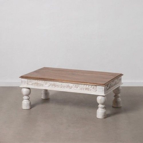 Naturel witte salontafel 120x70x45cm MESA