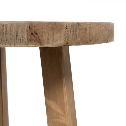 Table haute naturel bois de pin 90cm