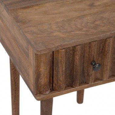 Small natural table 1 drawer 58cm LITTLE