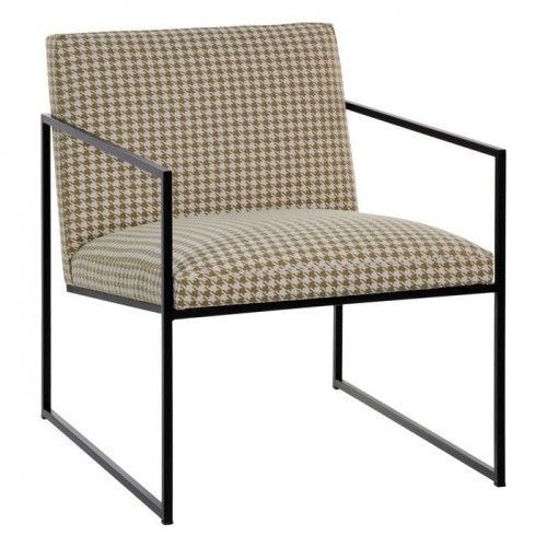 Groene fauteuil 73cm HOUNDSTOOTH