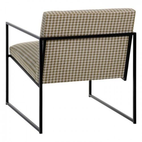 Groene fauteuil 73cm HOUNDSTOOTH