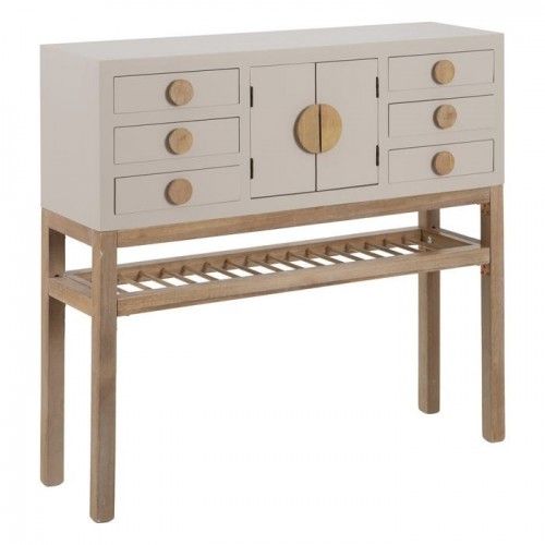 Consola Oriental de Madera Blanco