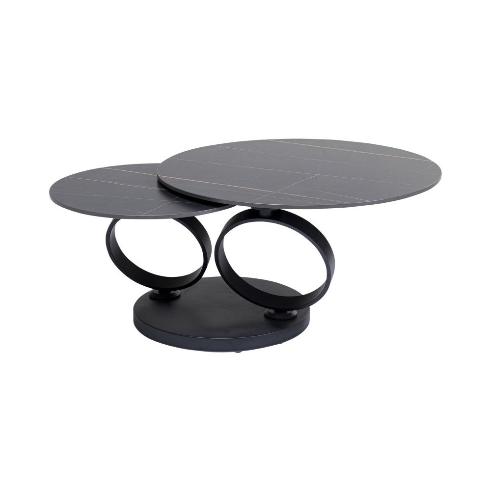 Mesa de café preta Kare design Beverly