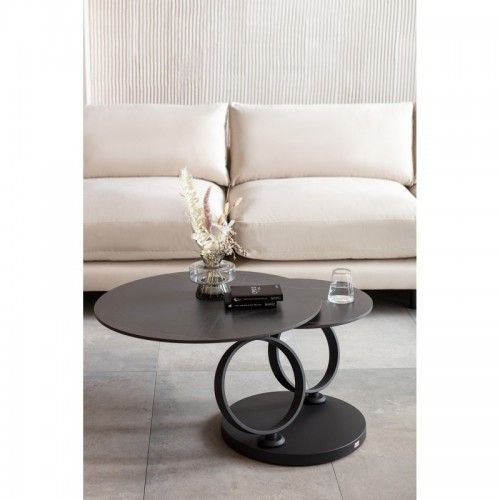 Mesa de café preta Kare design Beverly