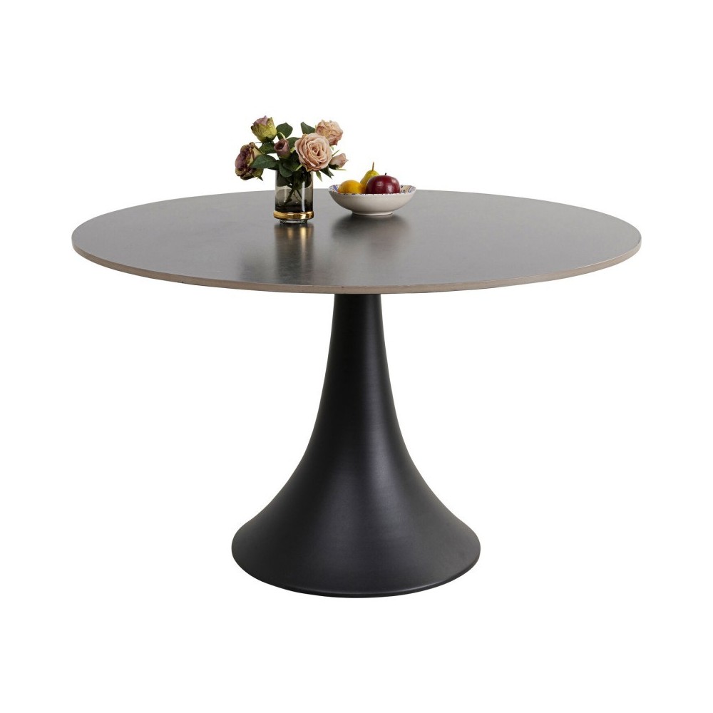 Black dining table Kare design MARBRE 120cm