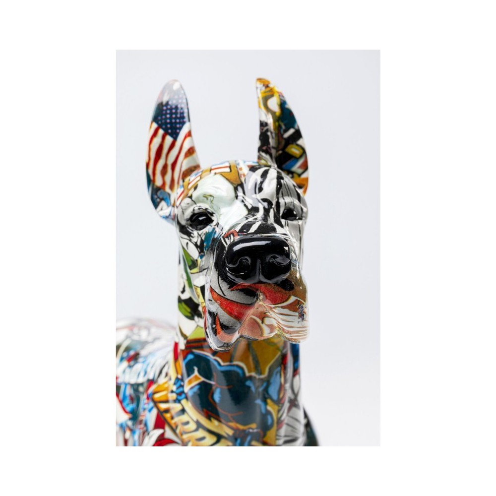Statue dogue allemand Kare design GRAFFITI