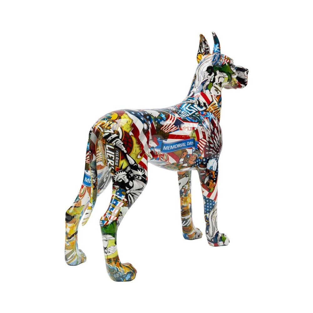Deutsche Dogue Statue Kare design GRAFFITI