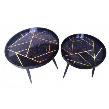 Tabelas de Gigognes Gigognes de X2 Geométricas / Gold Styyl