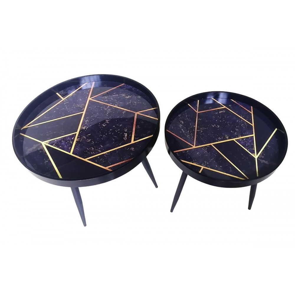 Tabelas de Gigognes Gigognes de X2 Geométricas / Gold Styyl