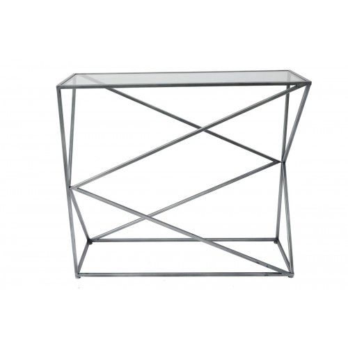 Cruz de metal de console cinza 90 cm de ferro